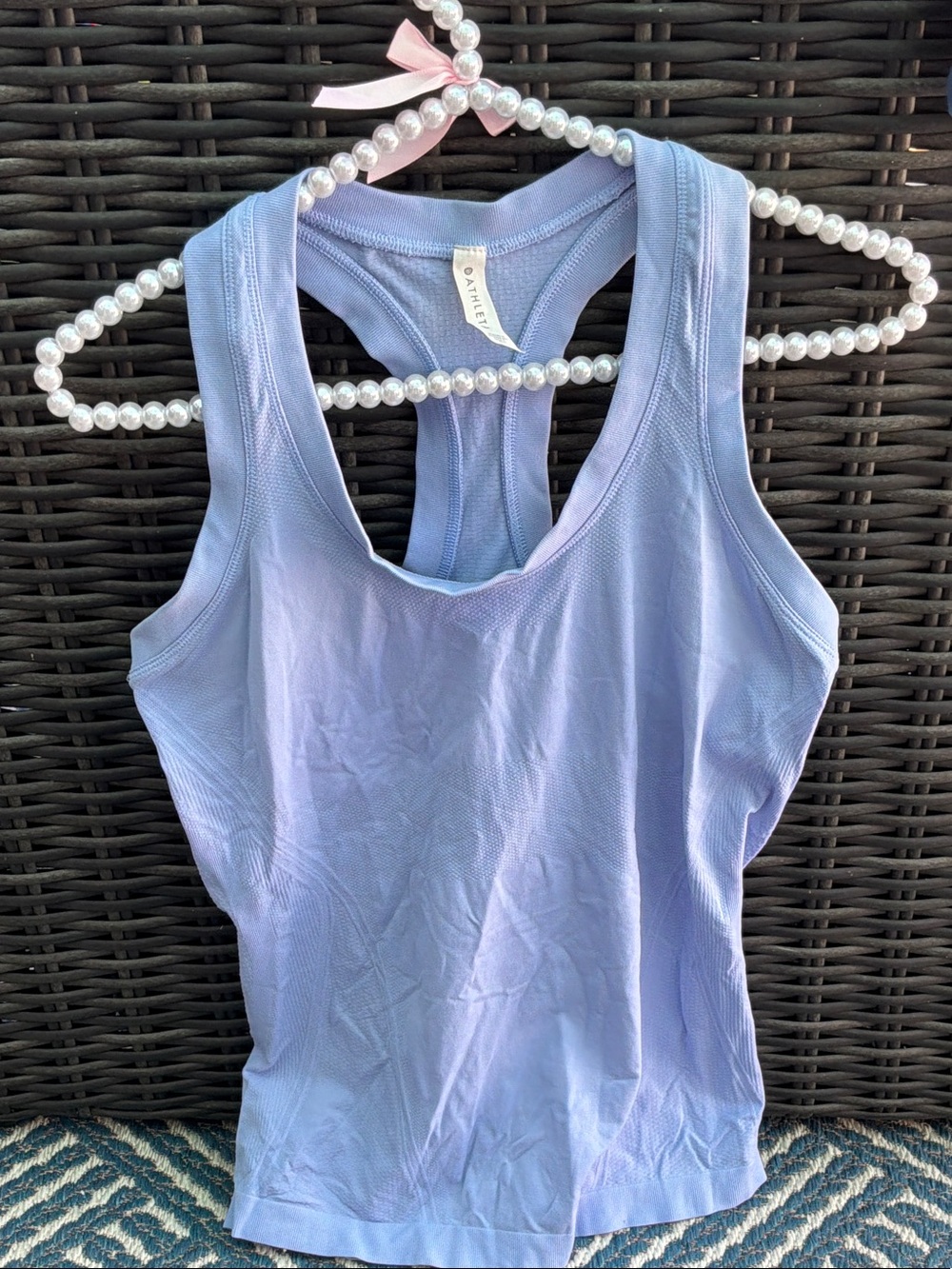 Athleta Lavender Racerback Performance Tank
